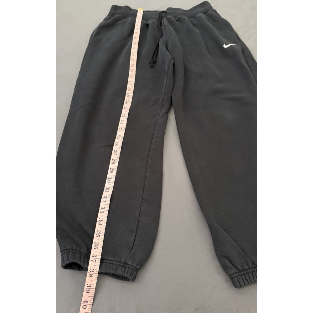 Nike Sweatpants Womens Large Black Fleece Phoenix Joggers Oversized Drawstring - Picture 5 of 10